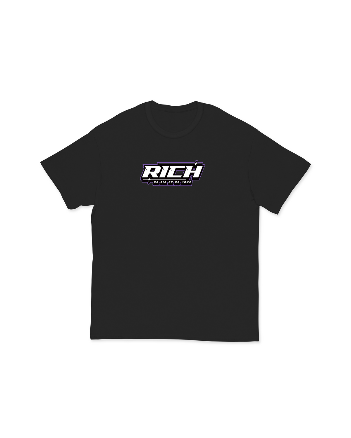 GO BIG Black Tee